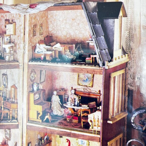 Vtg Springbox Miniature Antique Victorian Dollhouse Puzzle 500 Piece New - Picture 3 of 8